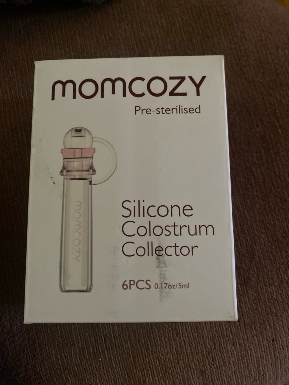 Momcozy Silicone Colostrum Collector - Pink & Transparent